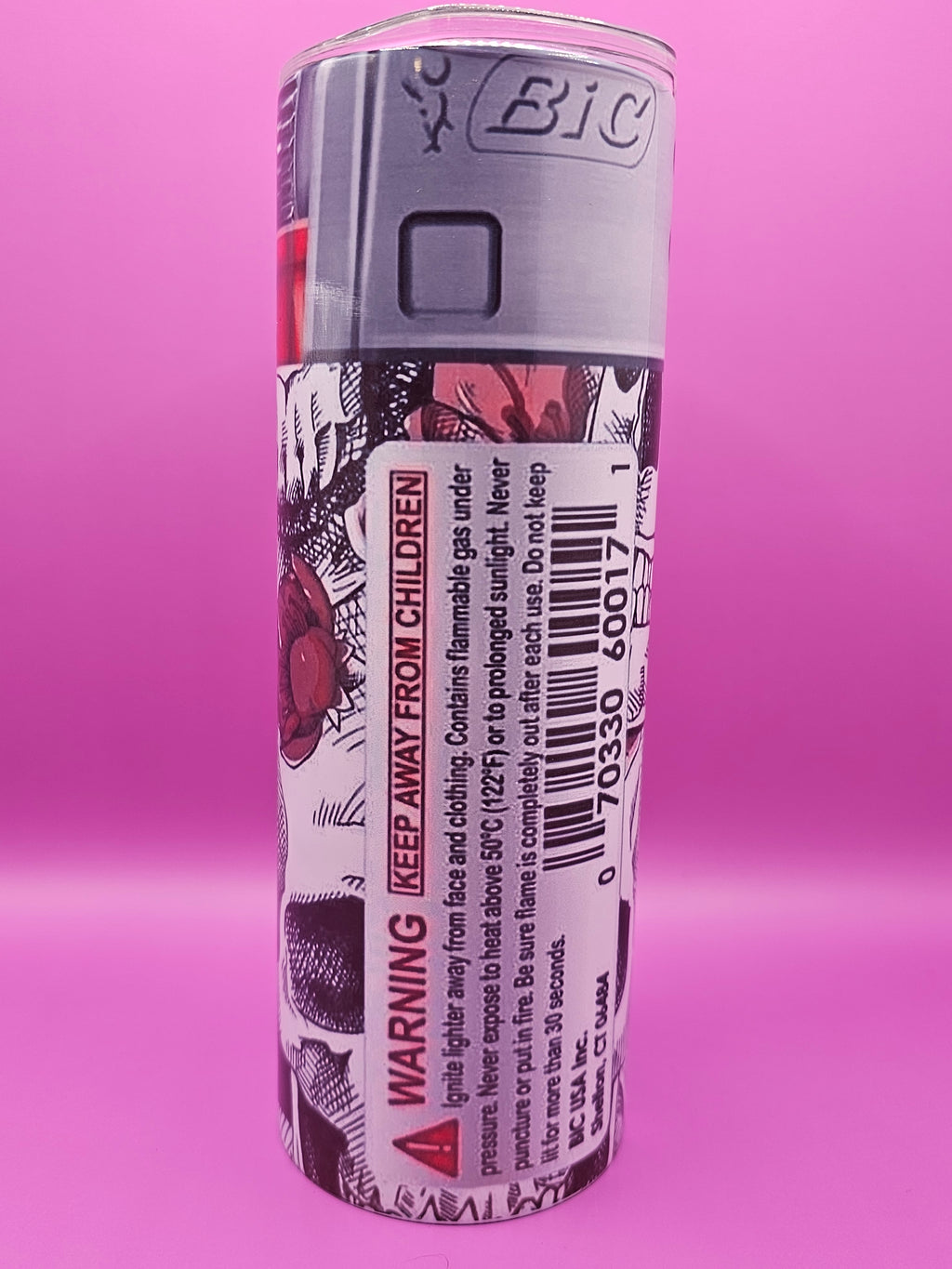 20 ounce skull lighter tumbler