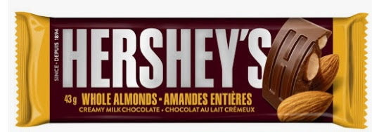 HERSHEY ALMONDS CHOCOLATE BAR