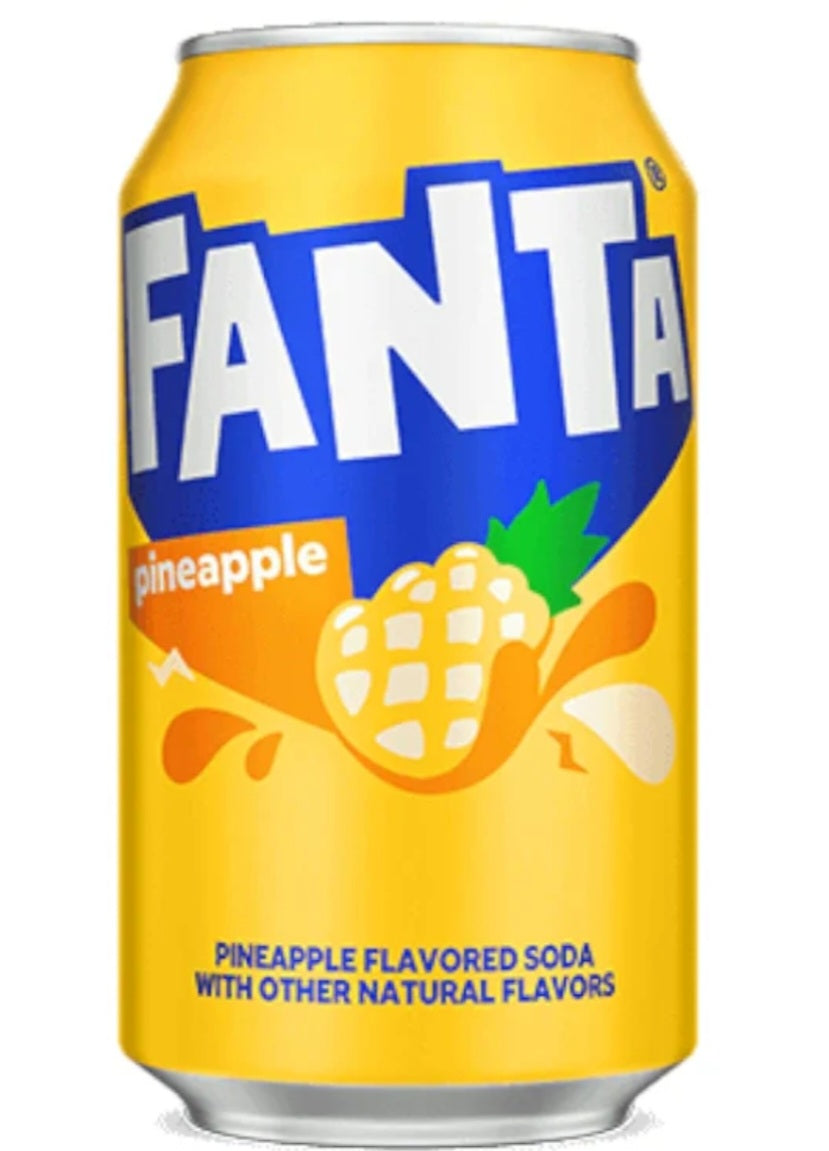 FANTA PINEAPPLE SODA POP